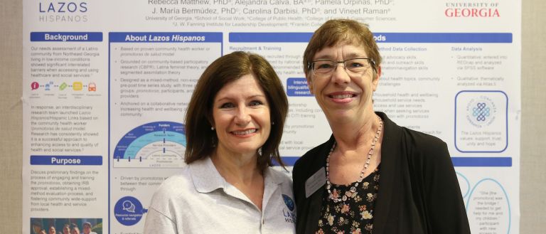  <p>Maria Bermudez with Dean Fox</p>