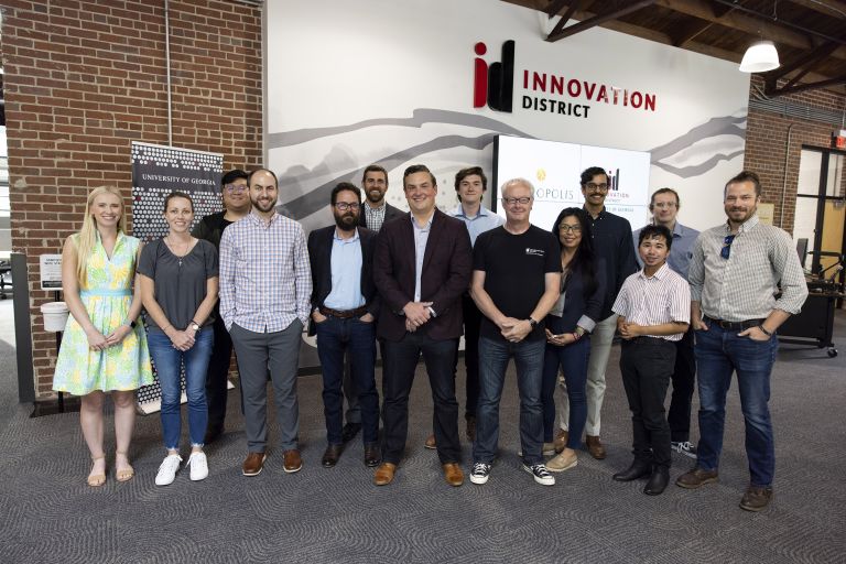 Group of people at Innovation District 